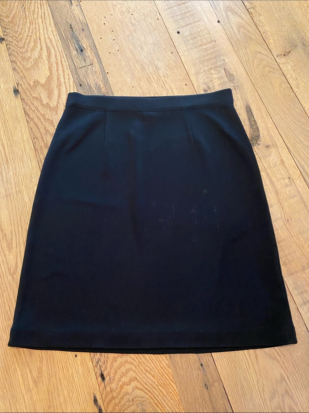 MISOOK Knit Stretchy Skirt Pull On Small Pencil Black